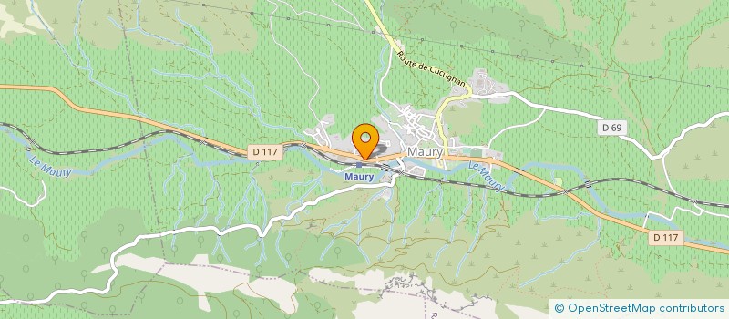localisation de l'entreprise COOP VIGNERONS DE MAURY  MAURY
