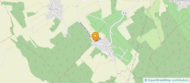 localisation de l'entreprise COOP VINIC COURMAS BOUILLY ST EUPHRAISE  COURMAS