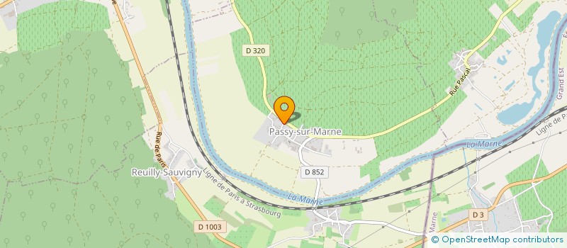 localisation de l'entreprise COOP VITIC LA GRAPILLERE PASSY BARZY à PASSY-SUR-MARNE