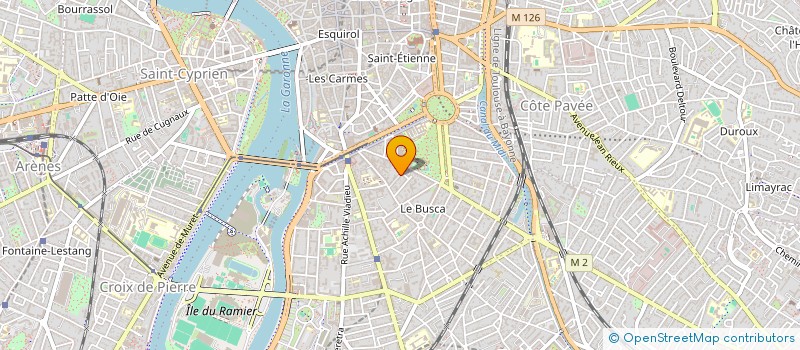 localisation de l'entreprise COOPABUSCA  TOULOUSE