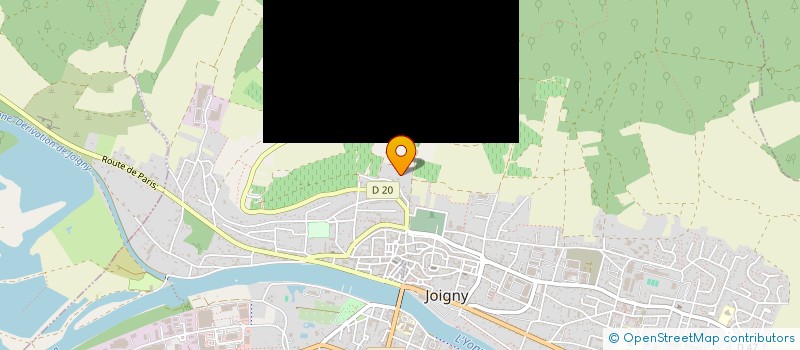 localisation de l'entreprise COOPACOMP à JOIGNY