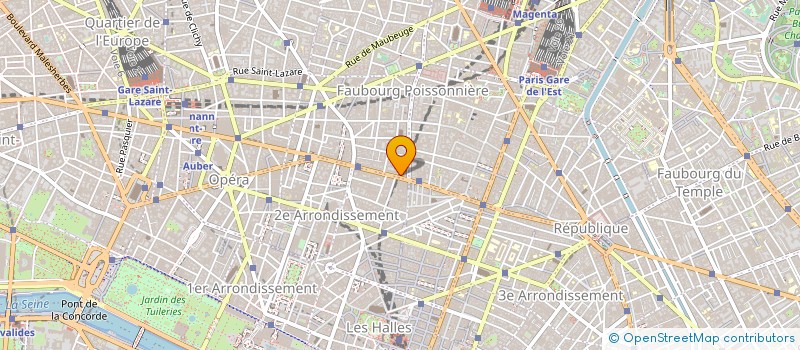 localisation de l'entreprise COOPADEV (COOPERATIVE D ACHATS ET DE DEVELOPPEMENT) à PARIS