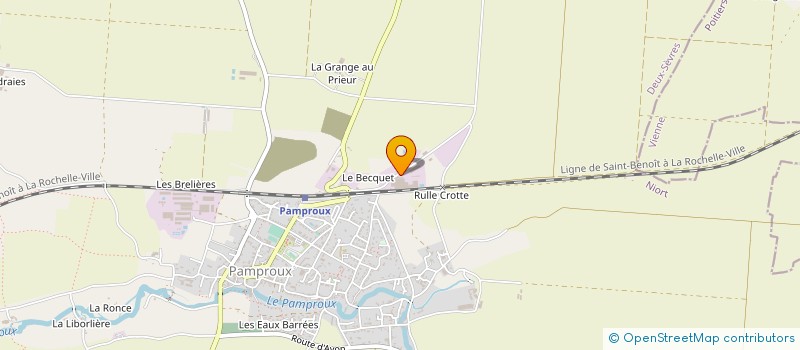 localisation de l'entreprise COOPALIM à PAMPROUX