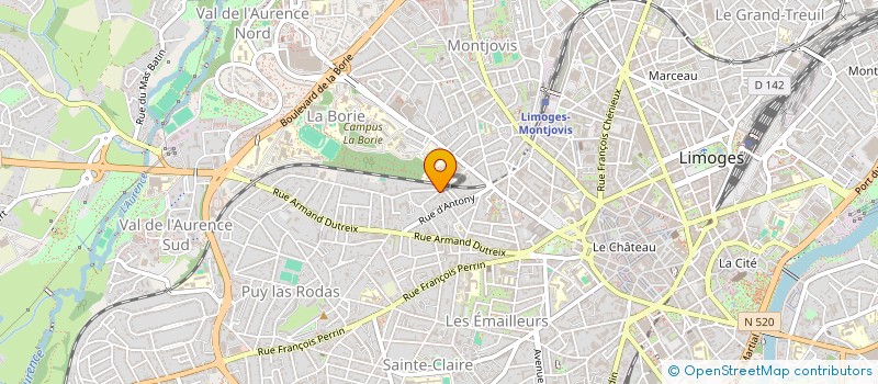 localisation de l'entreprise COOPCABET  ISLE