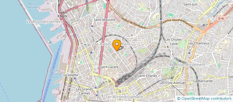 localisation de l'entreprise COOPEE'S à MARSEILLE