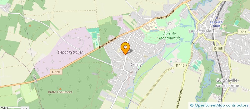 localisation de l'entreprise COOPELICES  CERNY