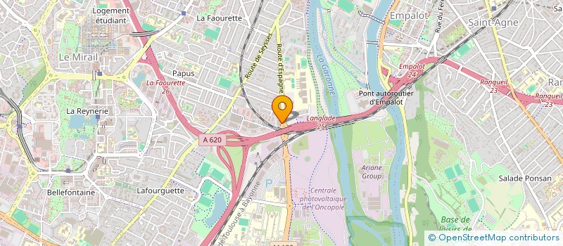 localisation de l'entreprise COOPEMPLOI FORMATION  TOULOUSE