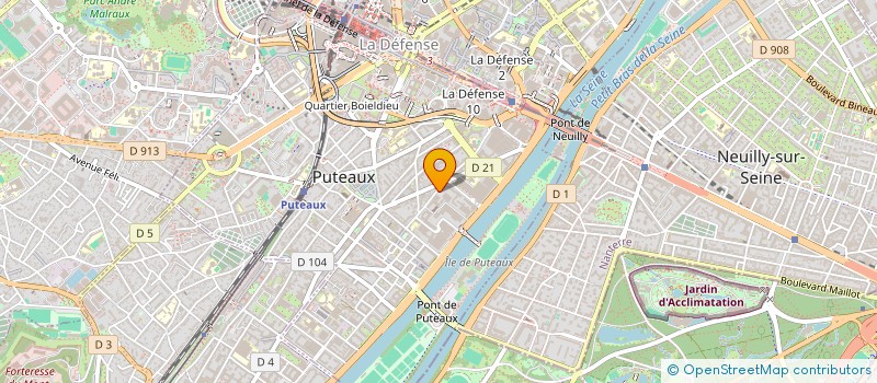 localisation de l'entreprise COOPENTREPRISES à PUTEAUX