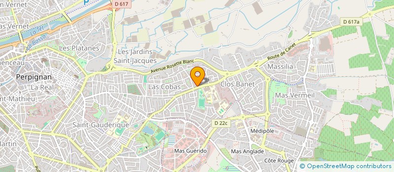 localisation de l'entreprise COOPER  PERPIGNAN