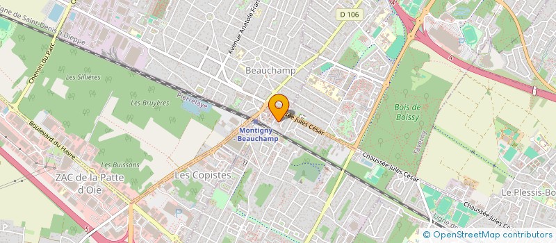 localisation de l'entreprise COOPER  BEAUCHAMP