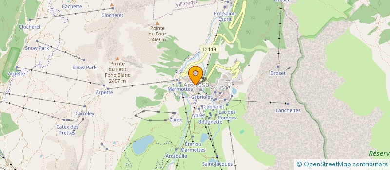 localisation de l'entreprise COOPER & BAKER  BOURG-SAINT-MAURICE