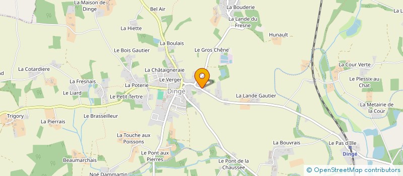 localisation de l'entreprise COOPER EC GARCONS CANTINE  DINGE