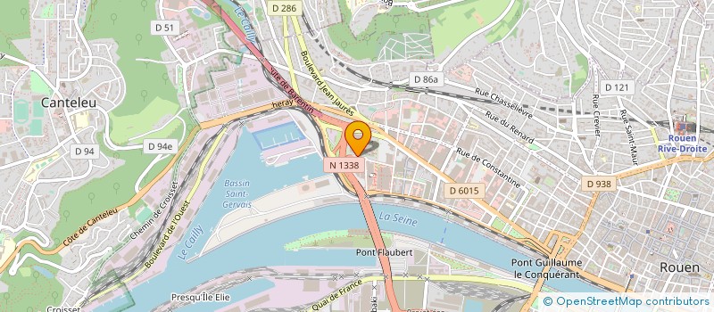 localisation de l'entreprise COOPER MARITIM SERVIC LAMANAG PORT ROUEN  ROUEN