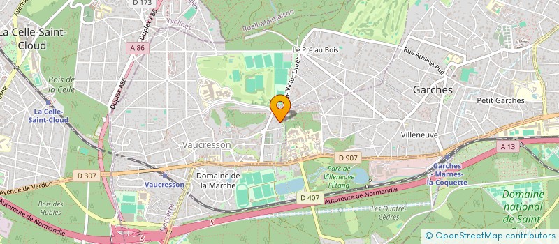 localisation de l'entreprise COOPER PATRIMOINE  VAUCRESSON