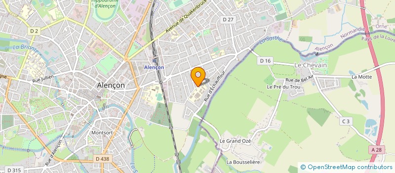 localisation de l'entreprise COOPER SCOLAIRE FOYER ELEVES à ALENCON