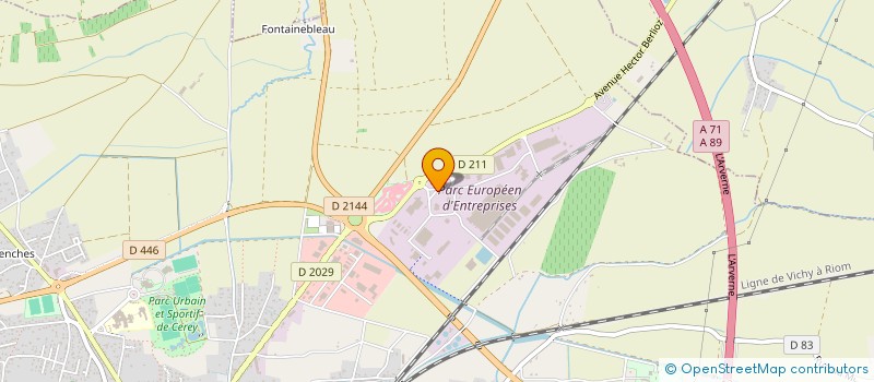localisation de l'entreprise COOPER SECURITE SAS à RIOM