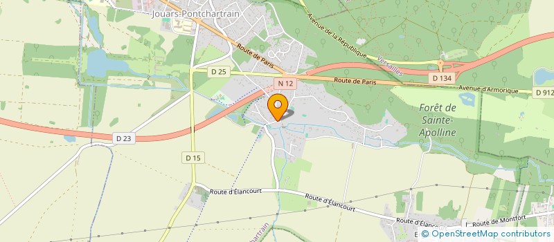 localisation de l'entreprise COOPER&SONS  JOUARS-PONTCHARTRAIN