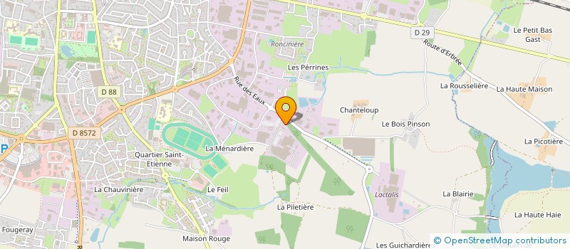 localisation de l'entreprise COOPER-STANDARD FRANCE  VITRE