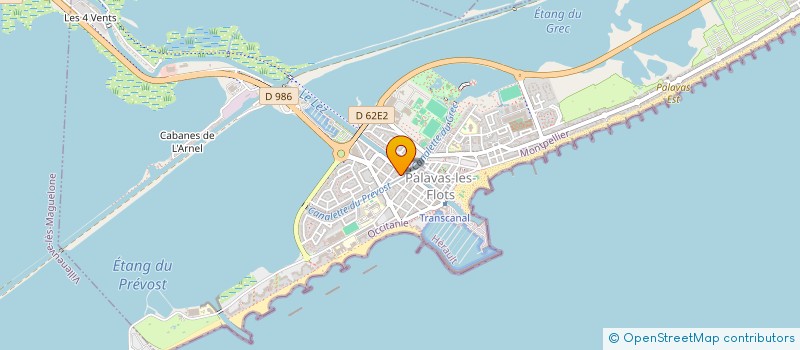 localisation de l'entreprise COOPER TRAVAILLEURS DE LA MER à PALAVAS-LES-FLOTS
