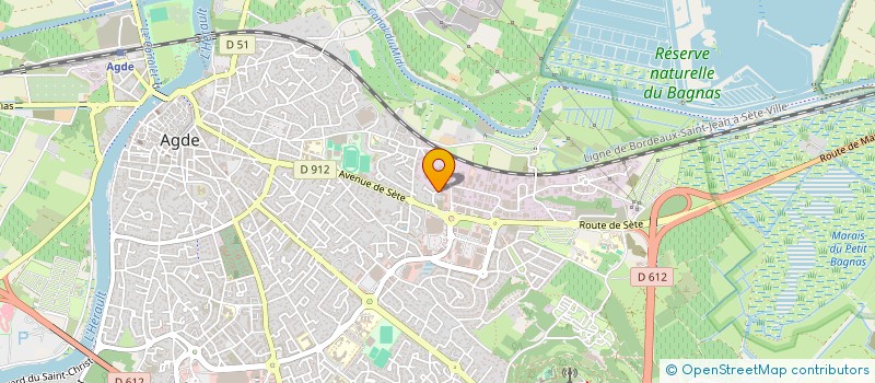 localisation de l'entreprise COOPER34  AGDE