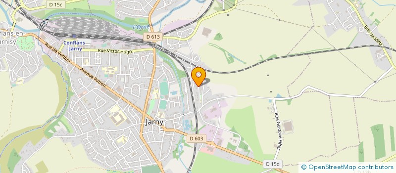 localisation de l'entreprise COOPERAT SCOLAIRE ECOLE MARCEL PAGNOL  JARNY