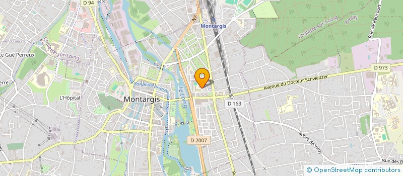 localisation de l'entreprise COOPERAT SCOLAIRE GRAND CLOS à MONTARGIS