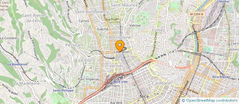 localisation de l'entreprise COOPERATIF DE COPROPRIETE à NICE