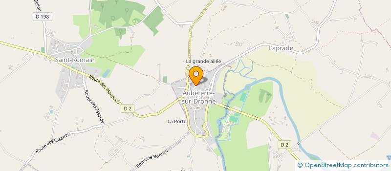 localisation de l'entreprise COOPERATION (AUBETERRE ET SES ENVIRONS) à AUBETERRE-SUR-DRONNE