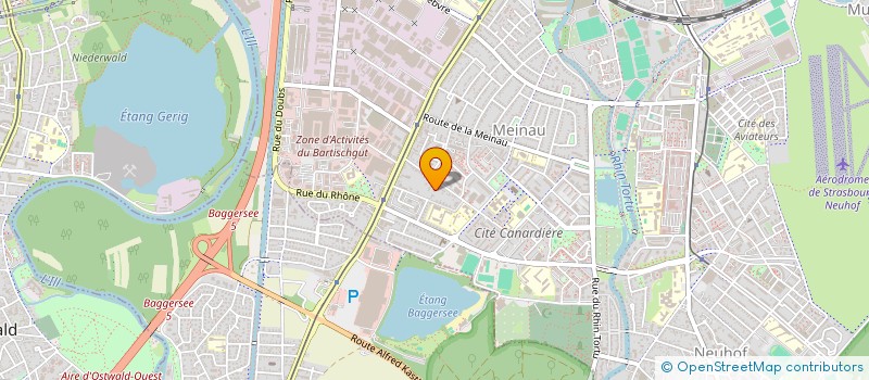 localisation de l'entreprise COOPERATION D'ENSEIGNANTS GALLILEO DANS L'ORTENAU à STRASBOURG