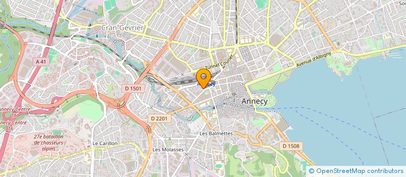 localisation de l'entreprise COOPERATION DE CONSTRUCTION IMMOBILIERE à ANNECY