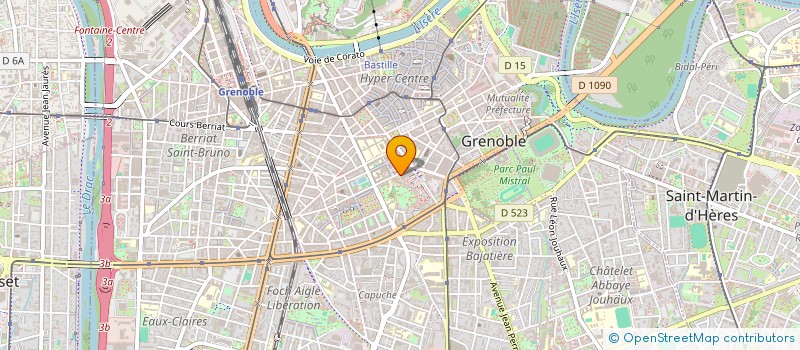 localisation de l'entreprise COOPERATION ETUDIANTE POUR TIERS MONDE à GRENOBLE