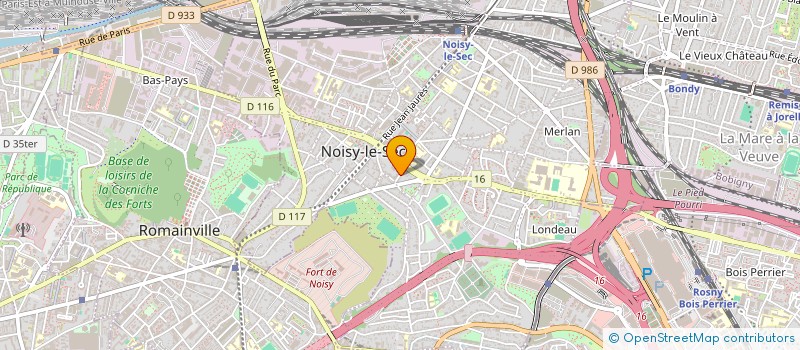localisation de l'entreprise COOPERATION FRANCE CHINE à NOISY-LE-SEC