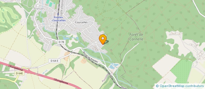 localisation de l'entreprise COOPERATION FRANCOPHONE AU LAOS SOCIALE ET CULTURELLE  PRESLES