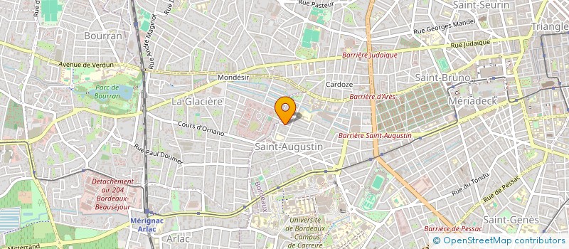 localisation de l'entreprise COOPERATION MONALISA GIRONDE  BORDEAUX