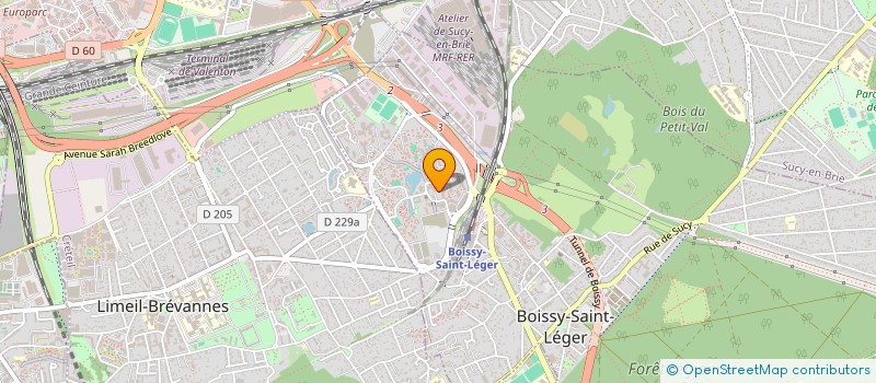 localisation de l'entreprise COOPERATIV ECOLE D'APPLICATION J PREVERT à BOISSY-SAINT-LEGER