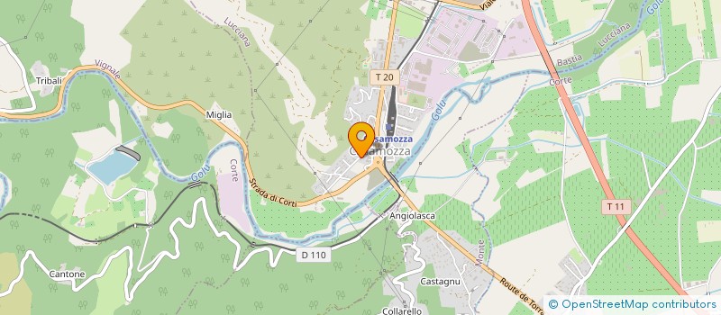 localisation de l'entreprise COOPERATIVE AGRICOLE APPROV CANICO  LUCCIANA