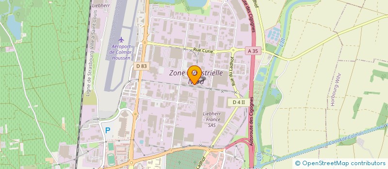 localisation de l'entreprise COOPERATIVE AGRICOLE DE CEREALES  COLMAR