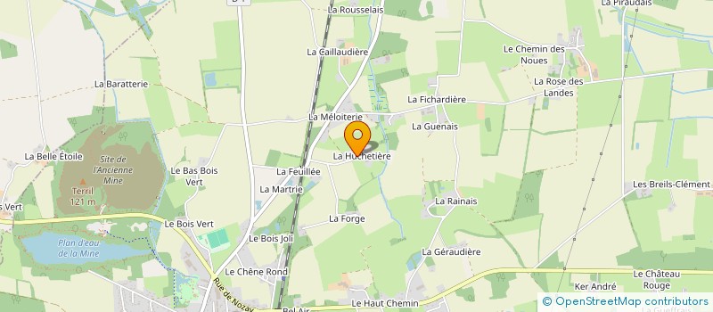 localisation de l'entreprise COOPERATIVE AGRICOLE DE CHANTELOUP à NOZAY