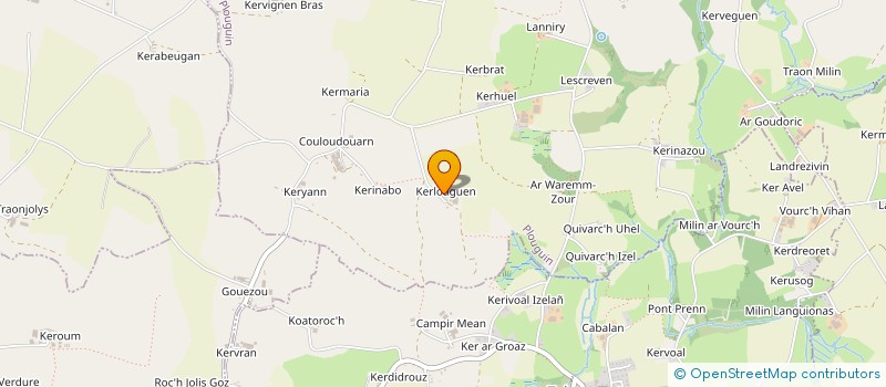 localisation de l'entreprise COOPERATIVE AGRICOLE DE LESTREZEC  PLOURIN