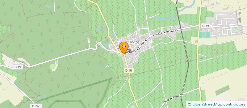 localisation de l'entreprise COOPERATIVE ANCIENS VITICULTEURS  AVIZE