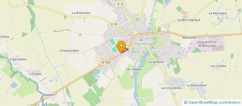 localisation de l'entreprise COOPERATIVE AUTONOME PAUL-EMILE VICTOR 44116  VIEILLEVIGNE