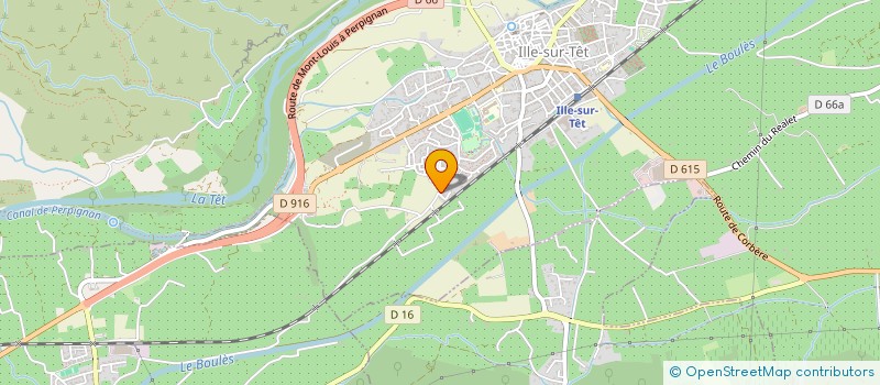 localisation de l'entreprise COOPERATIVE BILINGUE ILLA  ILLE-SUR-TET