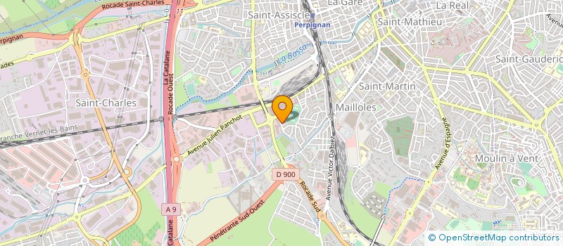 localisation de l'entreprise COOPERATIVE D'ACHAT DE LA REPAR AUTOMOBI à PERPIGNAN