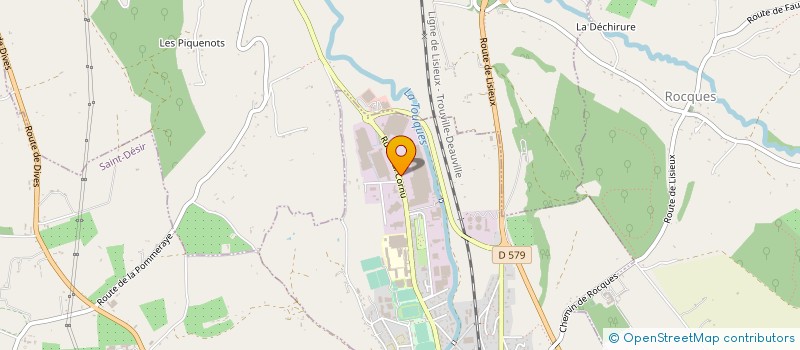 localisation de l'entreprise COOPERATIVE D'APPROVISIONNEMENT NORMANDE  LISIEUX