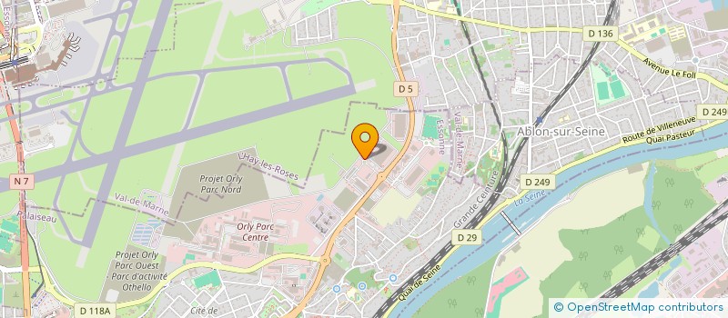 localisation de l'entreprise COOPERATIVE D'APPROVISIONNEMENTS BIOLOGIQUES  ATHIS-MONS