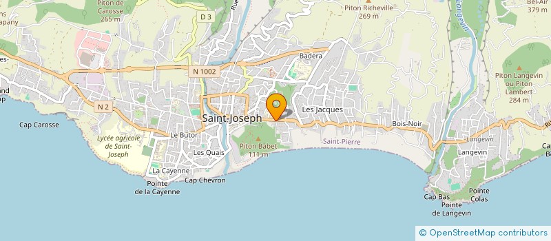 localisation de l'entreprise COOPERATIVE D'ARTISANS DU SUD  SAINT-JOSEPH