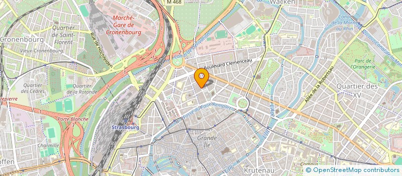 localisation de l'entreprise COOPERATIVE D AVOCATS ET D AUDIT à STRASBOURG