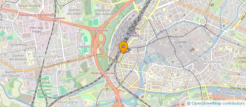 localisation de l'entreprise COOPERATIVE D EPARGNE ET DE CREDIT DES COMMERCANTS à STRASBOURG