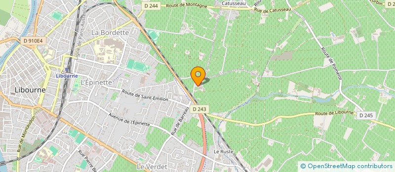 localisation de l'entreprise COOPERATIVE D'UTILISATION DE MATERIEL AGRICOLE DES EOLIENNES POMEROLAISES  LIBOURNE