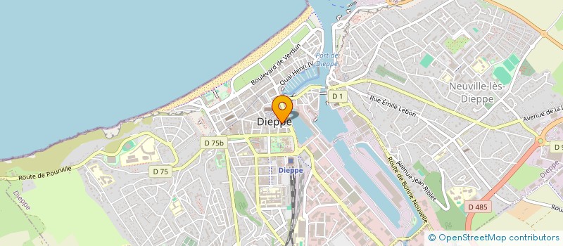 localisation de l'entreprise COOPERATIVE DE MUTUALISTES à DIEPPE